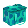 Lunch bag - blue on turquoise spot